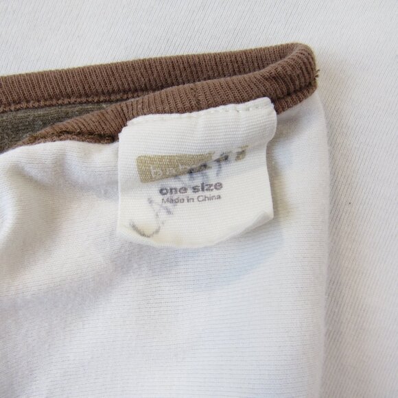 Baby 8 Reversible Giraffe Print Blanket Cotton Brown & White - Picture 9 of 11